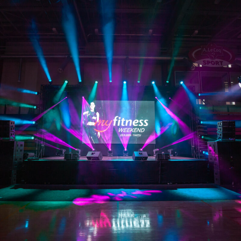 MyFitness Weekend Tartu 2019, spordiüritus, fitness üritus, rahvasport, tehniline partner Ledzep Group