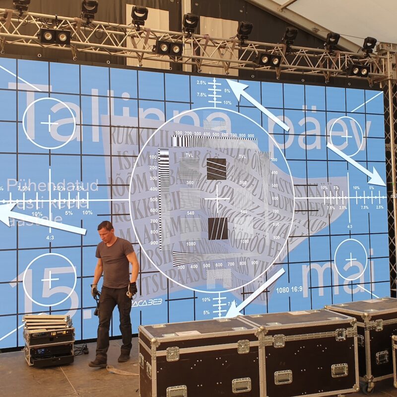 Tallinna Päev 2019, Vabaduse väljak, Ledzep Group, ekraanilahendused, videolahendused, suuuremõõtmelised ekraanid, LED ekraan, mobiilne LED treiler