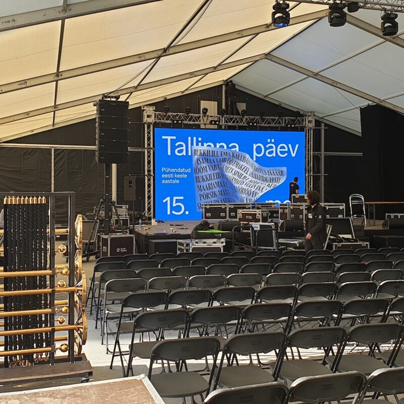 Tallinna Päev 2019, Vabaduse väljak, Ledzep Group, ekraanilahendused, videolahendused, suuuremõõtmelised ekraanid, LED ekraan, mobiilne LED treiler