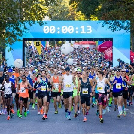 Tallinna Maraton 2022, Ledzep Group, stardikaar, finishikaar, LED värav, stardivärav, finishivärav, LED ekraan, LED moodul