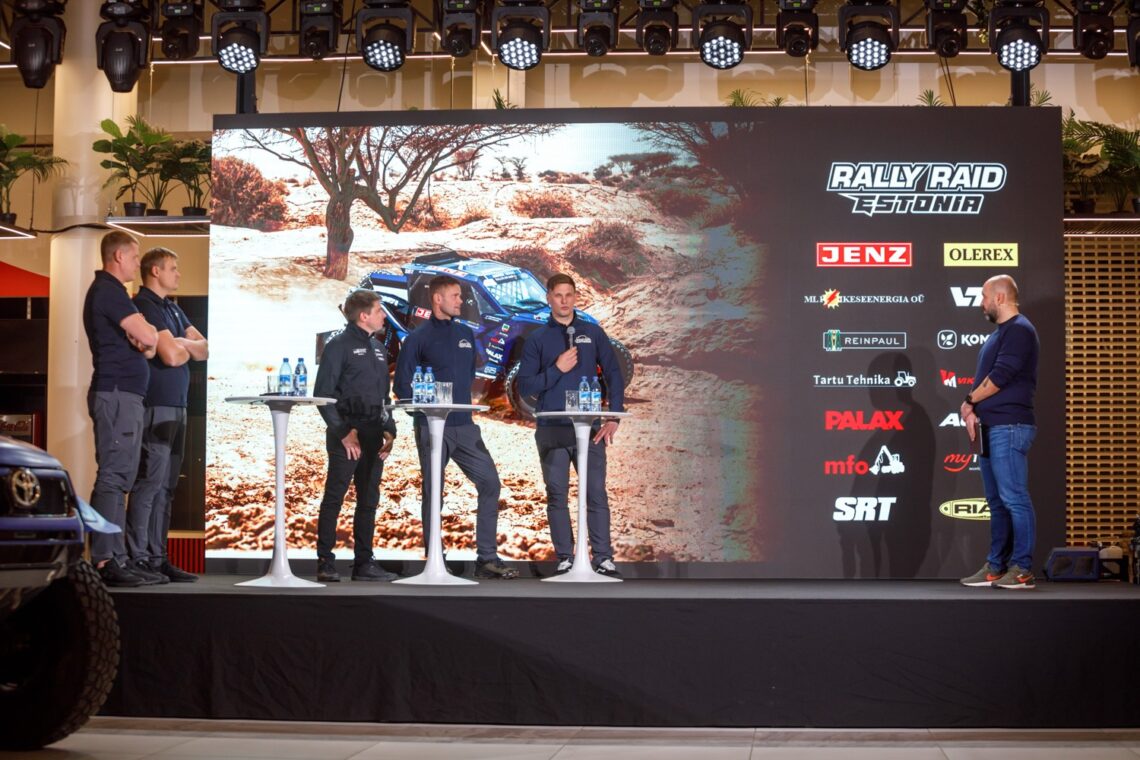 Pressiüritus, Dakari kõrberalli, Rally Raid Estonia, Ledzep Group, LED ekraani rent, LED ekraan, suuremõõtmeline ekraan, ekraanid üritusele, ekraanide rent