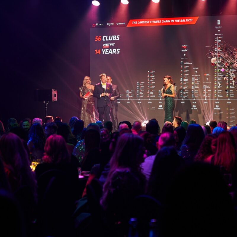 MyFitness Awards, Ledzep Group, ürituste tehnilised lahendused, üritusele tehnika, ürituse tehniline partner, helitehnika, valgustehnika, ekraanid üritusele, lava üritusele