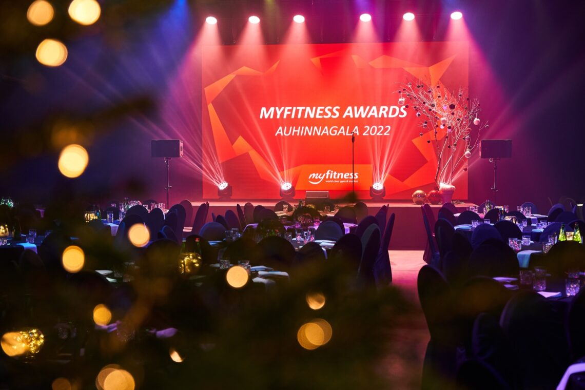 MyFitness Awards, Ledzep Group, ürituste tehnilised lahendused, üritusele tehnika, ürituse tehniline partner, helitehnika, valgustehnika, ekraanid üritusele, lava üritusele