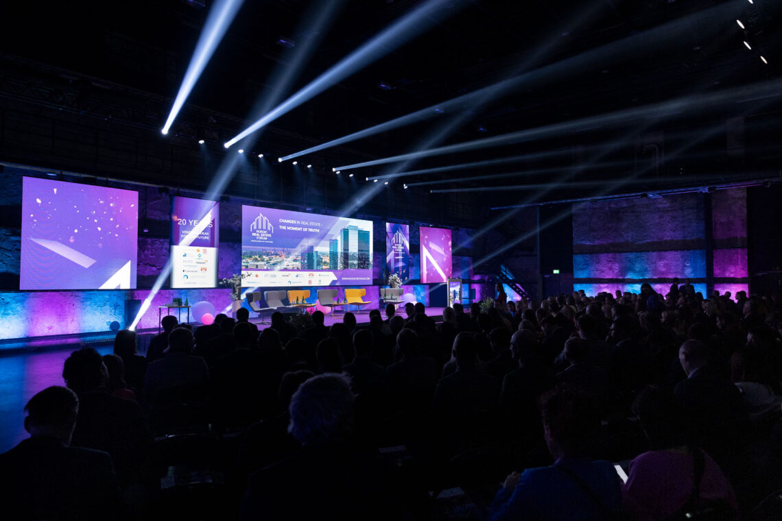 Nordic Real Estate Forum, Ledzep Group, LED ekraanid, LED ekraanid üritusele, LED ekraanide rent