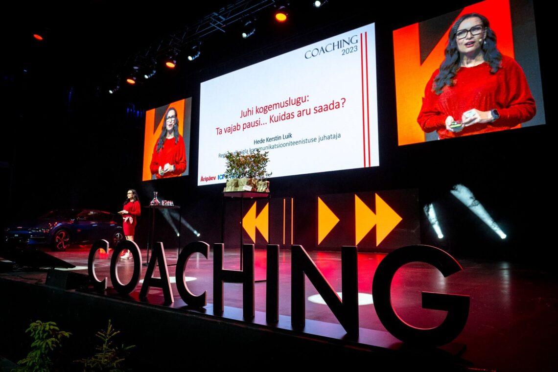 Äripäev, juhtimiskonverents coaching 2023 paus, Ledzep, ekraanipartner, ekraanide rent, LED ekraanid, LCD ekraanid, videojuhtimine