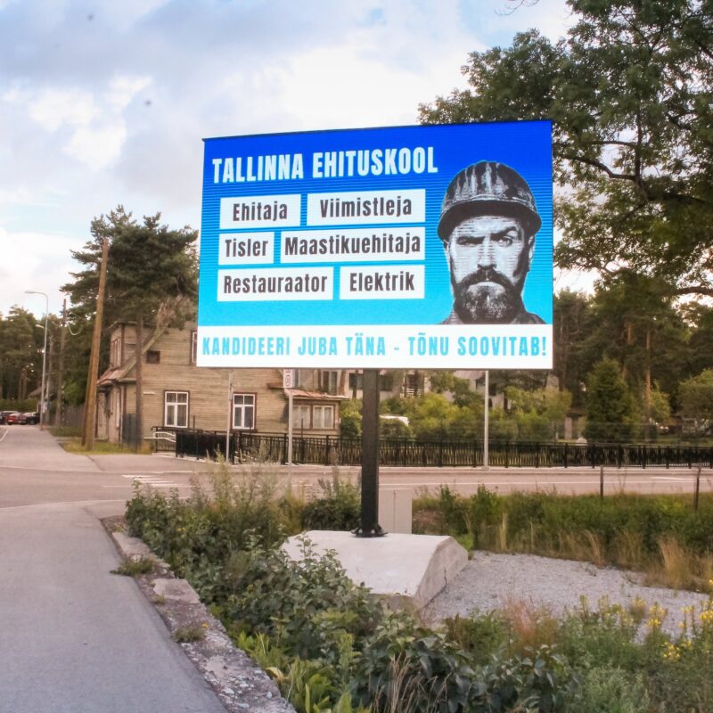 Männiku LED ekraan, Digiposter, Ledzep Group, väliekraan, väli LED ekraan, teisaldatav LED ekraan, LED ekraani müük