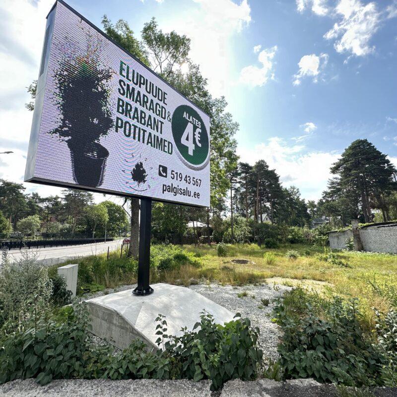 Männiku LED ekraan, Digiposter, Ledzep Group, väliekraan, väli LED ekraan, teisaldatav LED ekraan, LED ekraani müük