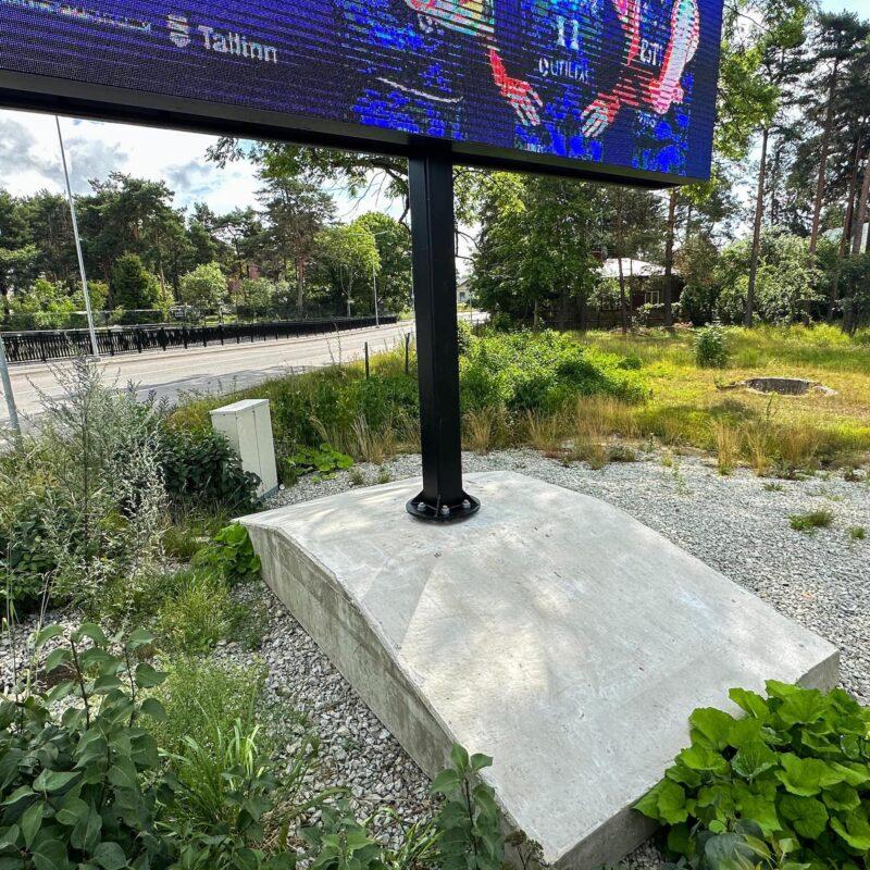 Männiku LED ekraan, Digiposter, Ledzep Group, väliekraan, väli LED ekraan, teisaldatav LED ekraan, LED ekraani müük