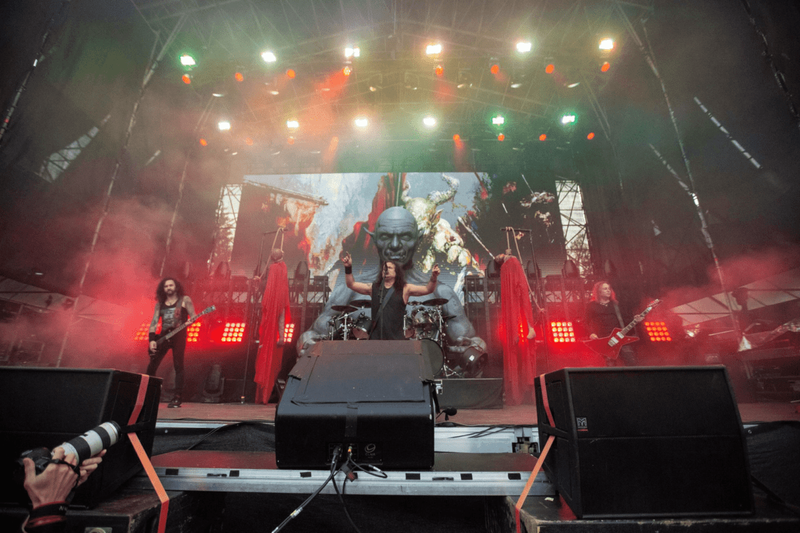 Megadeth kontsert, Ledzep Group, LED ekraan, suuremõõtmeline LED ekraan, LED ekraani rent, LED ekraan kontserdile