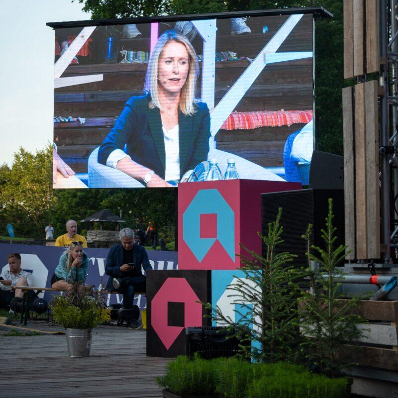 Paide Arvamusfestival 2023, Ledzep Group, mobiilne LED treiler, mobiilne ekraan, ratastel ekraan