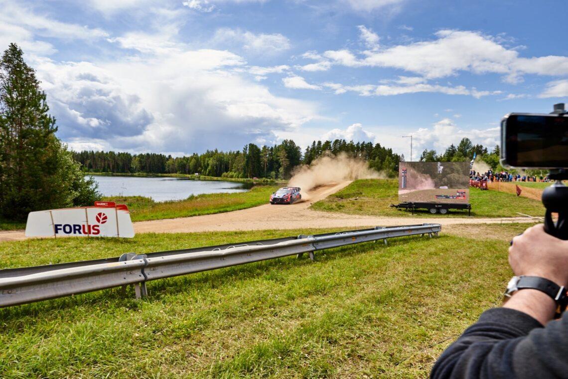 Rally Estonia 2023, Ledzep Group, LED ekraanid, LED ekraanide rent, LED treilerite rent, ratastel LED ekraan