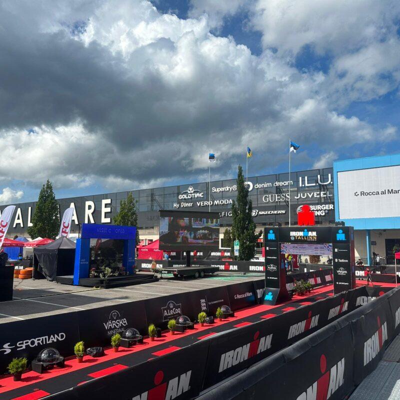Ironman Tallinn 2023, Ledzep Group, LED ekraanid, mobiilne LED treiler, LED moodulite lahendused, LED ekraanide lahendused