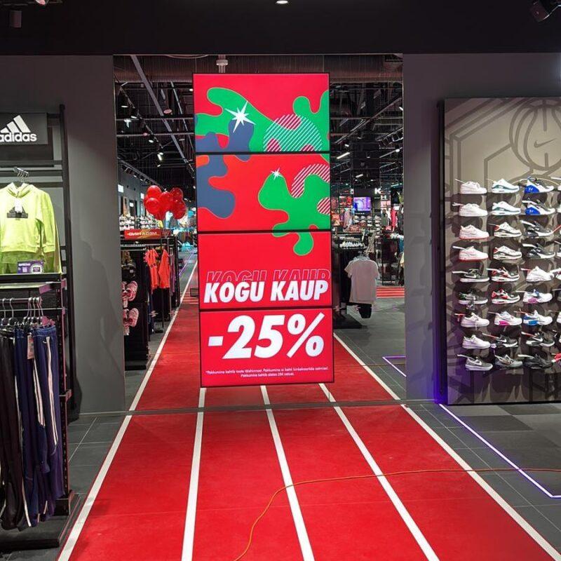 Kurna Sportland, Ledzep Group, digimeedia ekraanid, LCD ekraanid, LED ekraanid, audiolahendus, helilahendus, helisüsteem, Audac