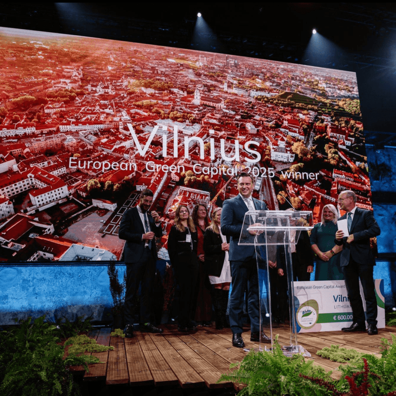 Euroopa rohelise pealinna auhinnatseremoonia, Ledzep Group, LED ekraan, LED ekraani rent, ekraani rent, LED ekraan üritusele
