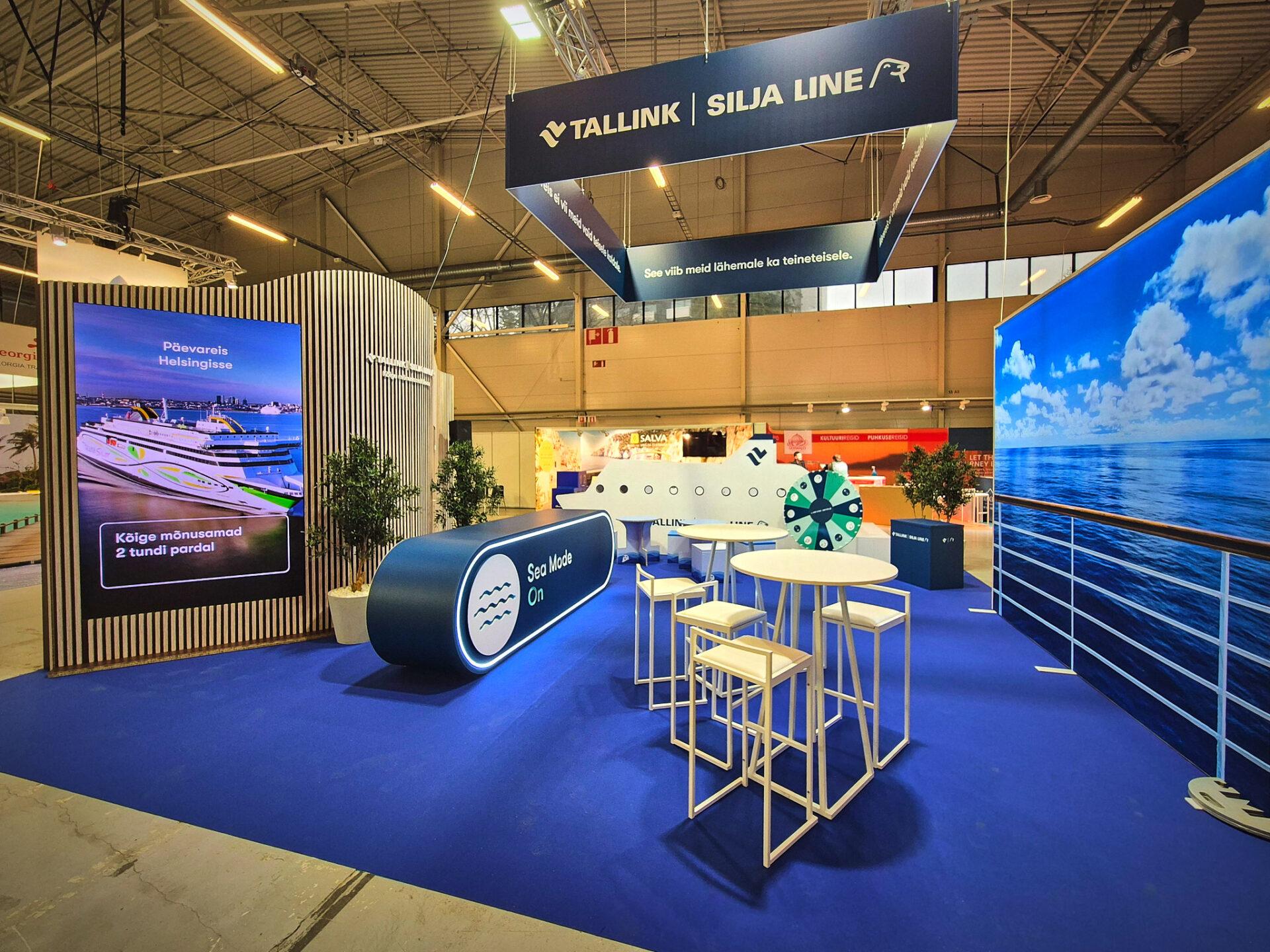 TOUREST Tallink Exhibition Booth LED Screens LED Trailers LCD 