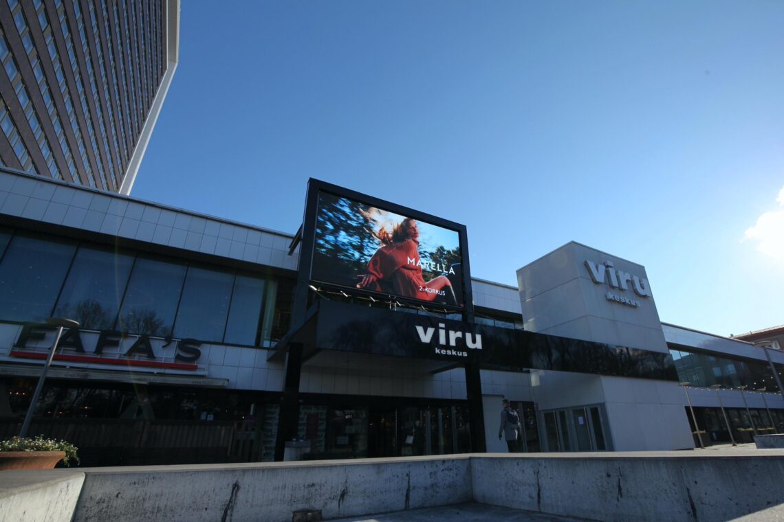 Viru Keskus outdoor LED